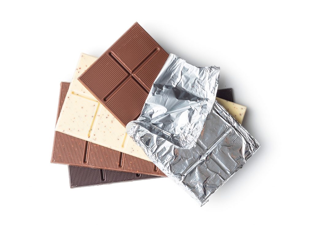 El aluminio es el packaging idóneo para envasar chocolate